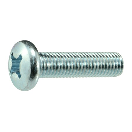 Midwest Fastener 1/4"-28 x 1 in Phillips Pan Machine Screw, Zinc Plated Steel, 30 PK 34603